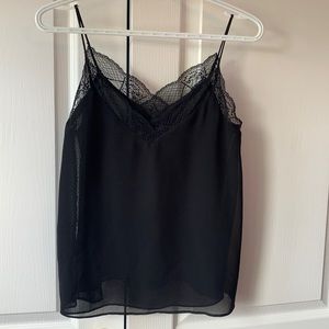 Zara cami with lace detailing